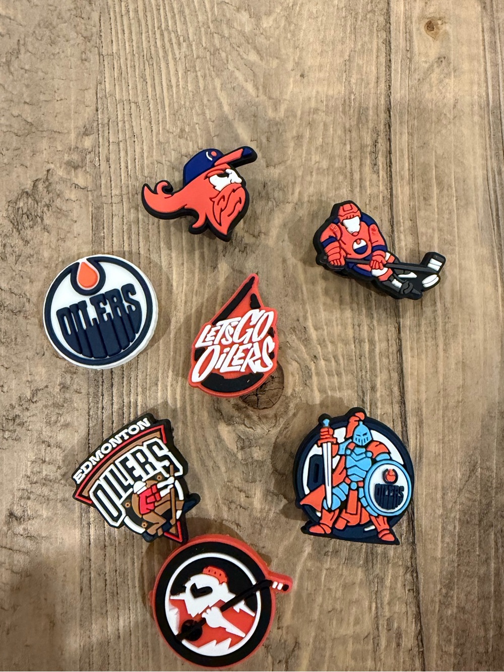 Edmonton oilers croc charms